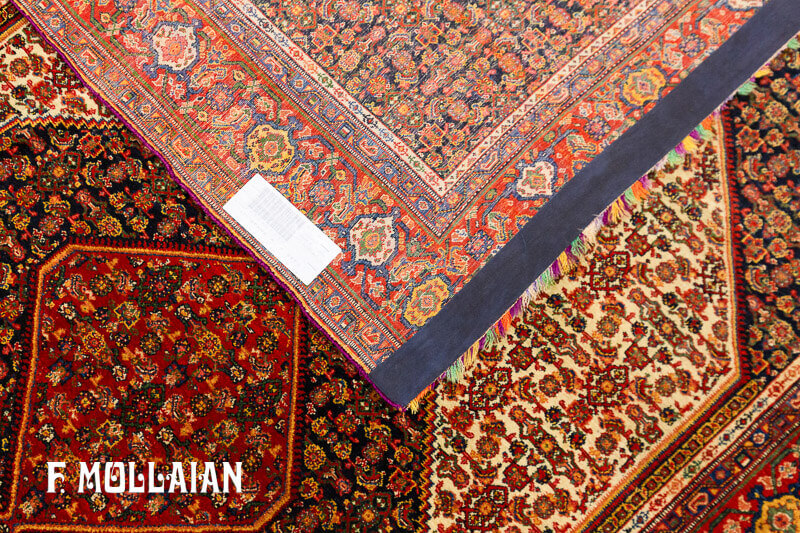 Antique Persian Senneh Warp Silk Rug n°:12721928